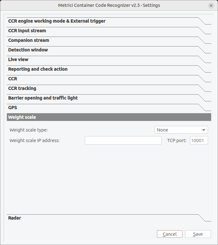 Weight Scale Screenshot