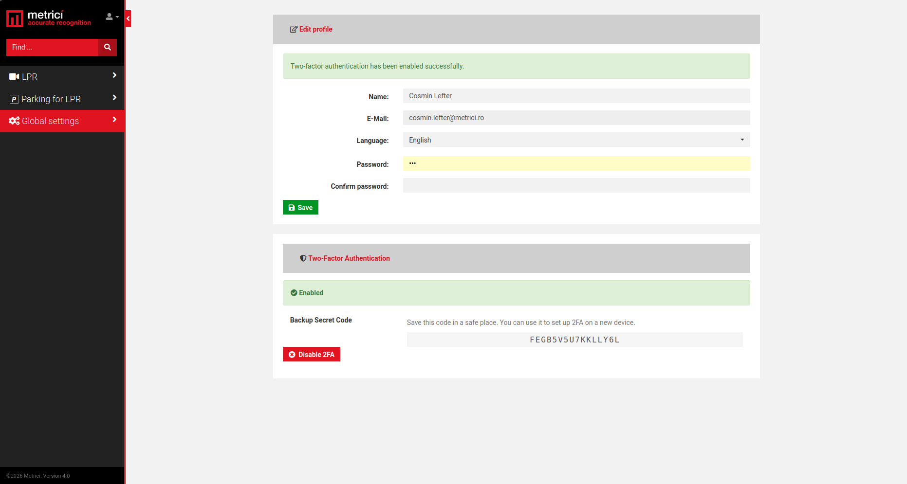 Software Screenshot