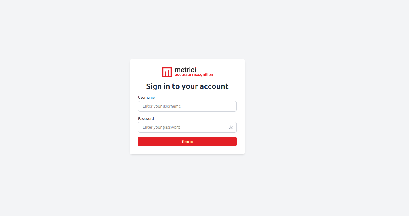 Captură de ecran login